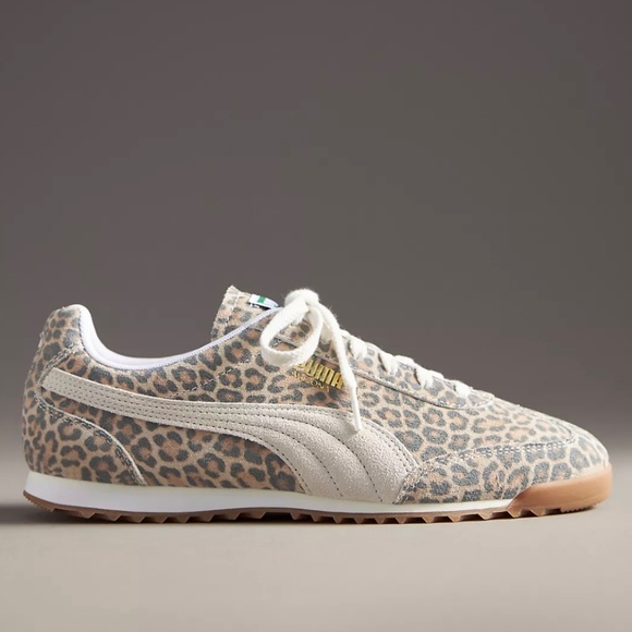New! PUMA Arizona Leopard Sneakers $80 Size US 6 / EUR 38 - Picture 1 of 8